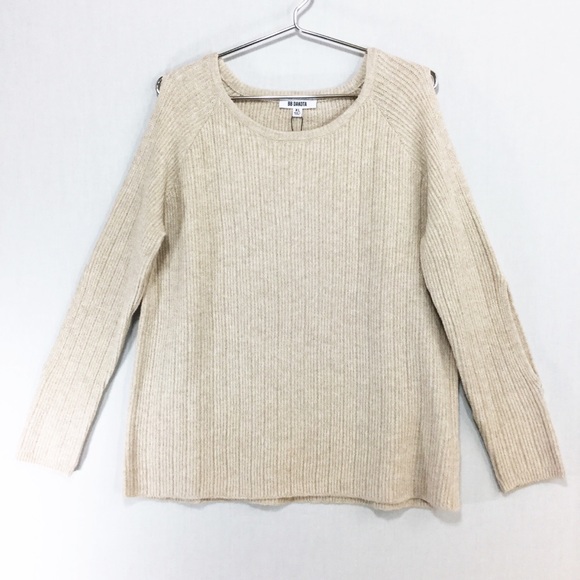 NWT BB Dakota Underneath It All Slit Sleeve Sweater - Picture 2 of 6